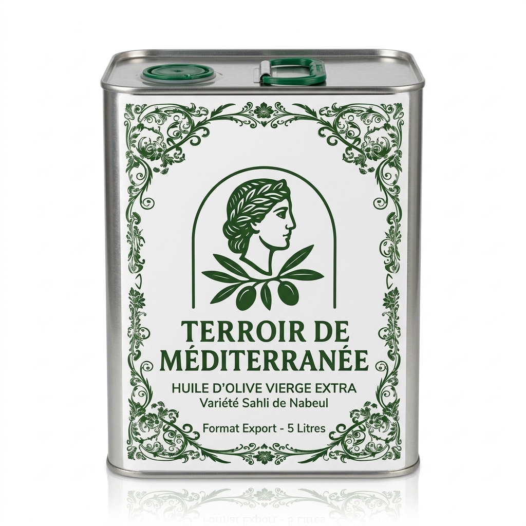 Huile Vierge Extra — Variété Sahli (Bidon 5L)