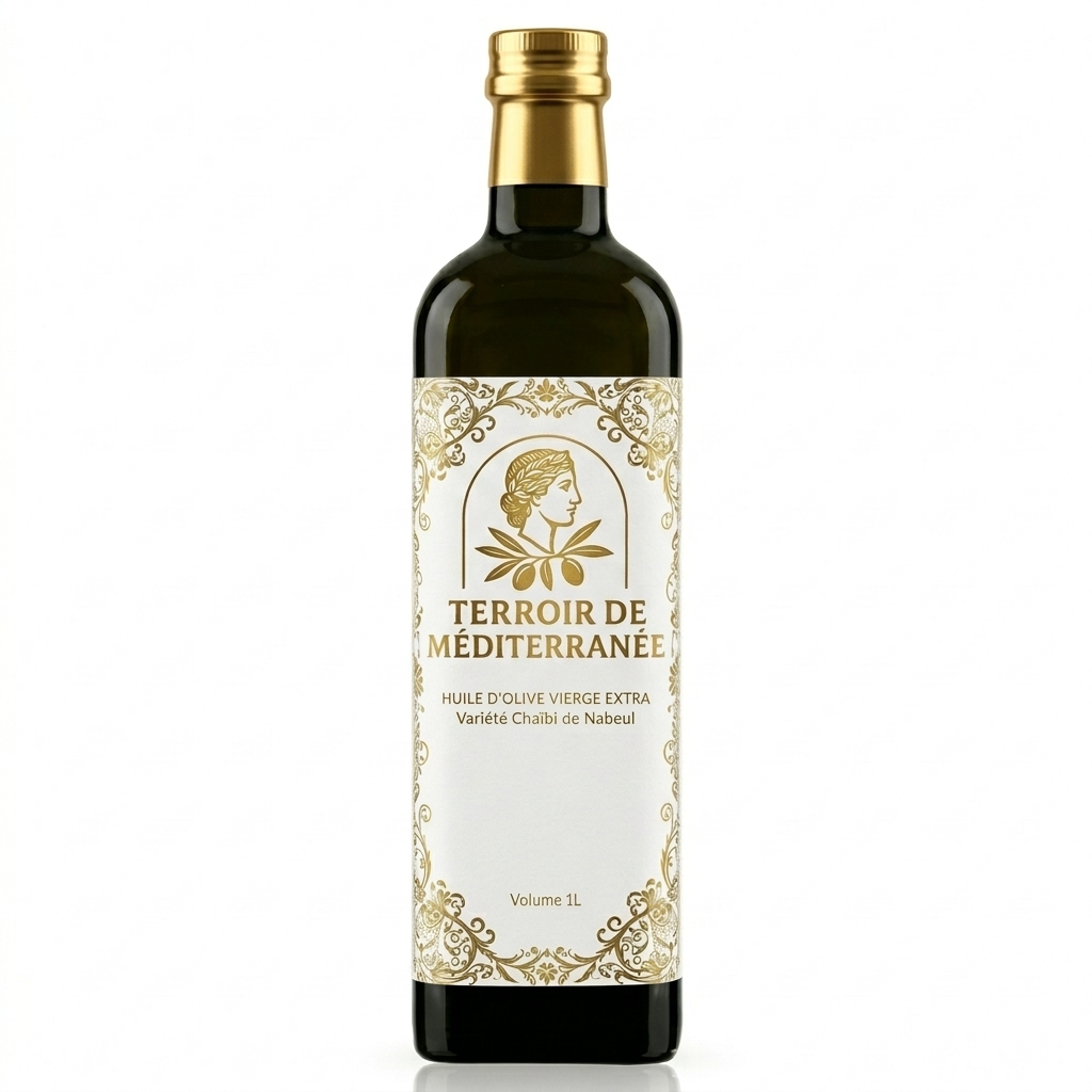 Bouteille Huile d'olive Vierge Extra Variété Chaibi
